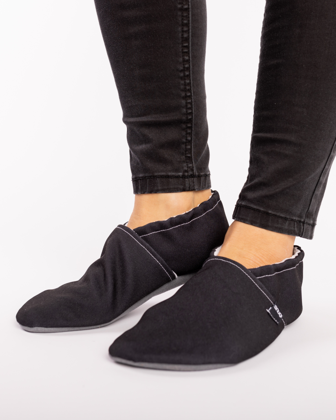 Barefoot ženske papuče Black