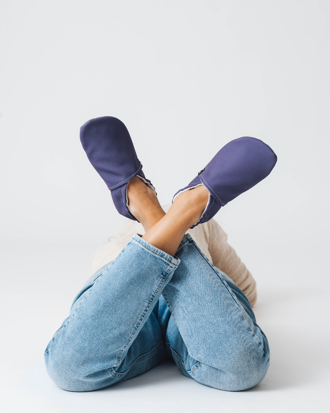 Barefoot ženske papuče Purple