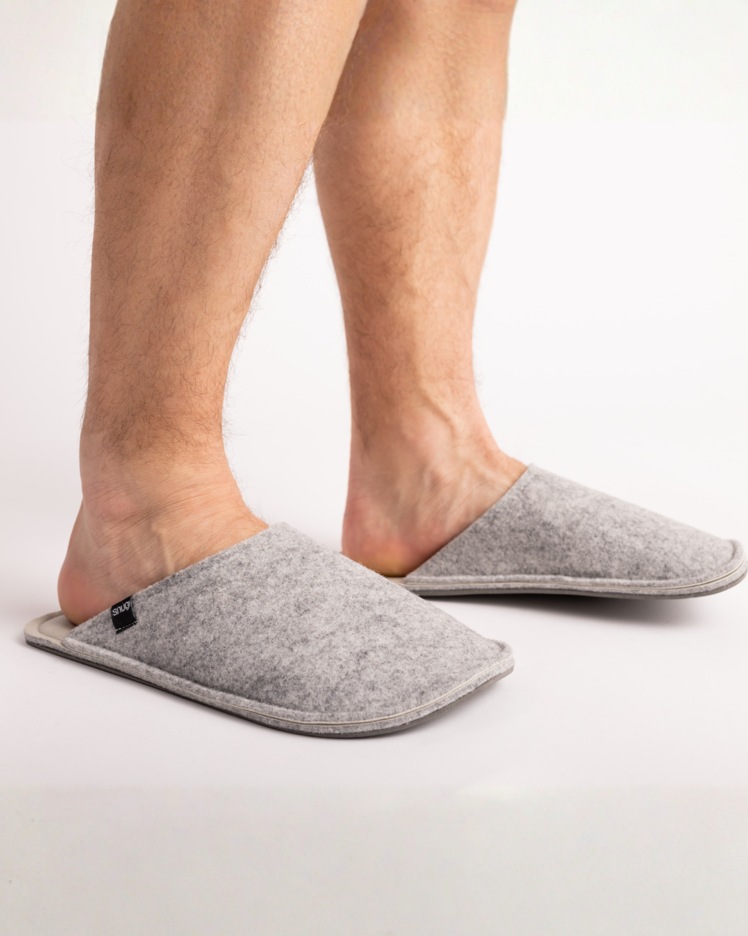 Muške filc papuče Light grey