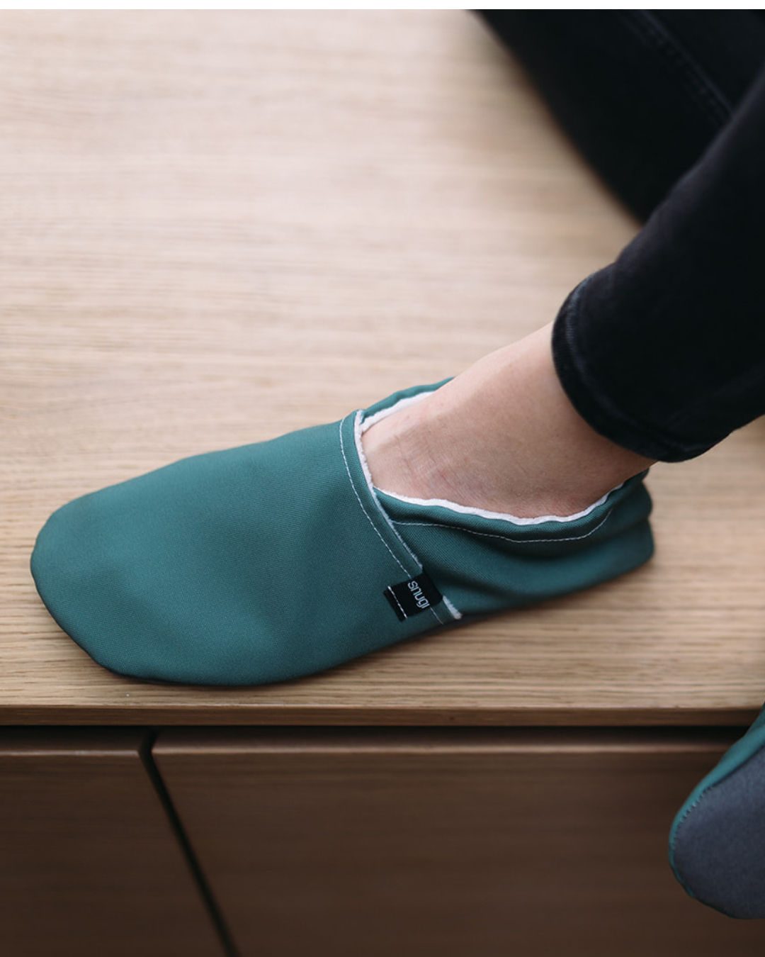 Barefoot ženske papuče MASLINASTO ZELENA