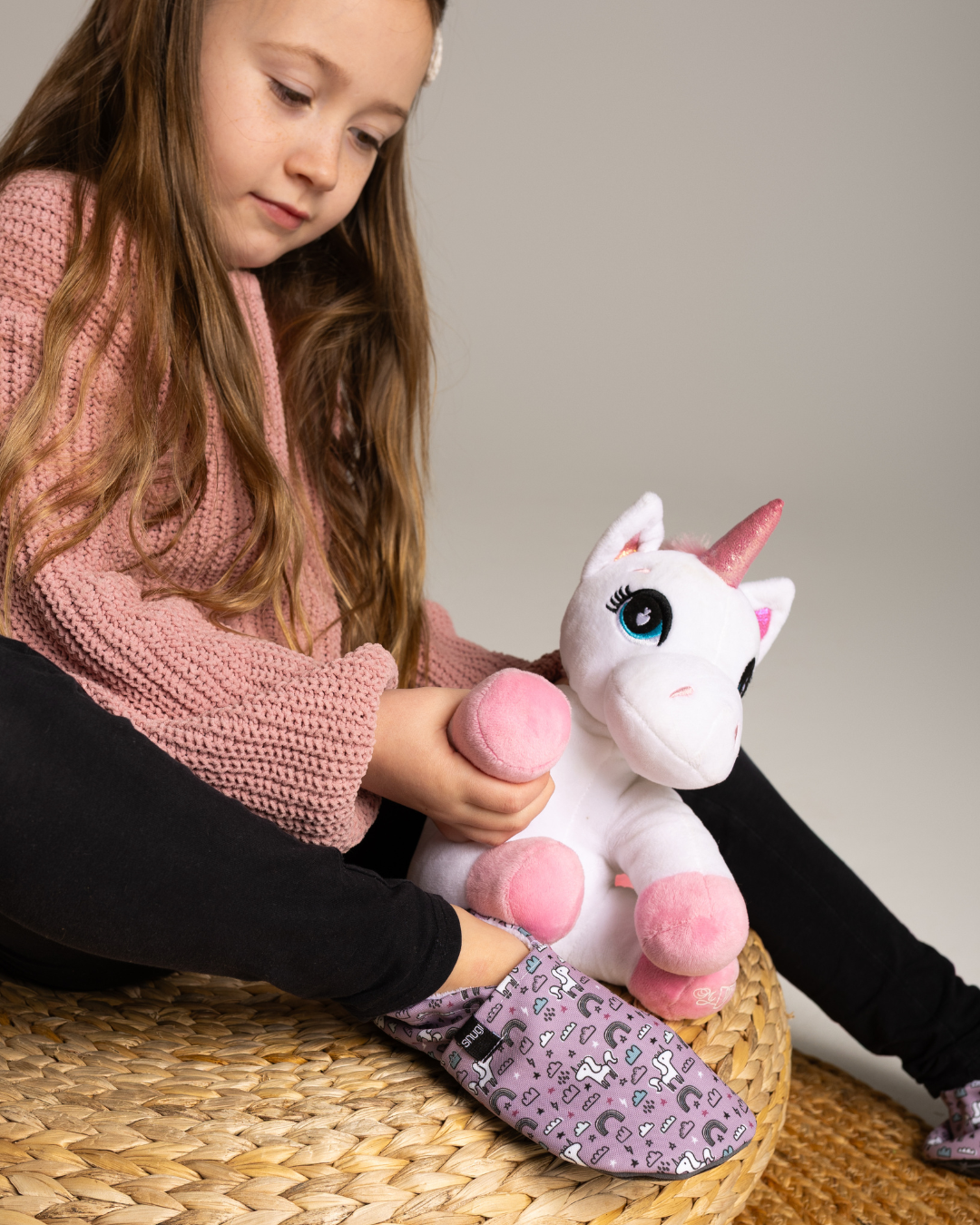 Bosonoge papuče Pearl unicorn