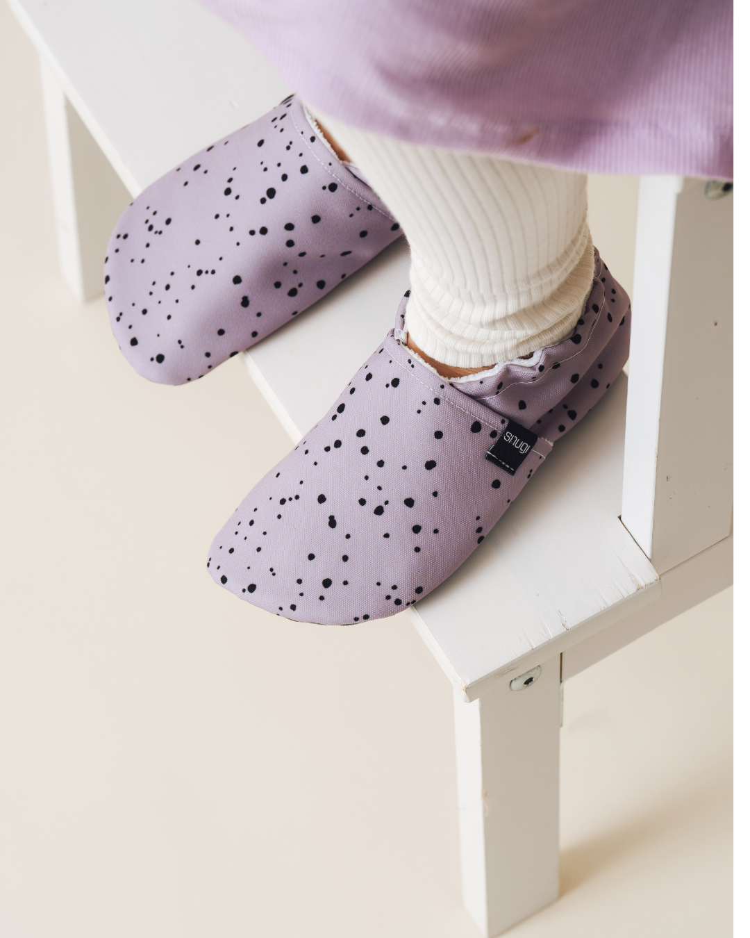 Bosonoge papuče Dusty dots
