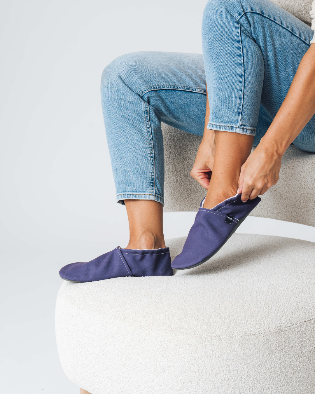 Barefoot ženske papuče Purple
